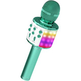 Microfone De Karaokê Para Crianças - Verde