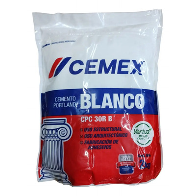 Cemento Blanco Cemex 2 Kg | MercadoLibre