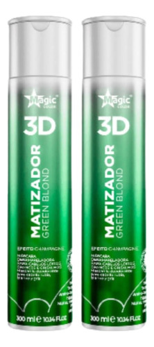 Kit C/2 Magic Color 3d Matizadores 300ml 