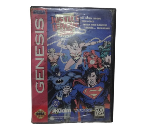 Justice League Task Force Orig Mega Drive Liga Justiça Caixa