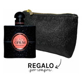 Black Opium Edp 90 Ml + Necessaire Negro Con Glitter