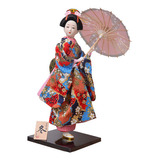 Geisha Japonesa Oriental Antigua Kabuki, Estatuilla De Dama