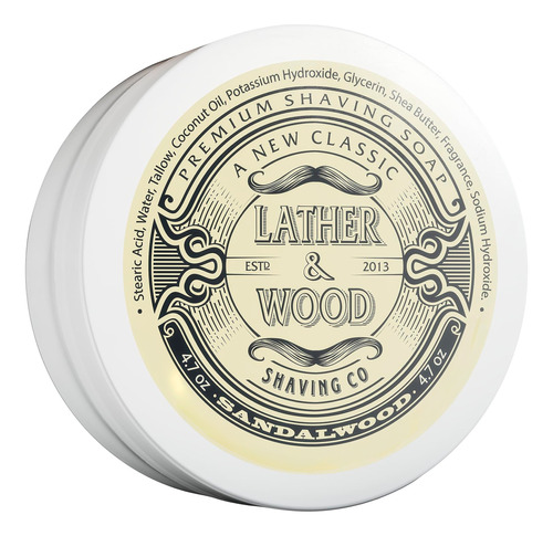 Lather Y Wood Jabon De Afeitar