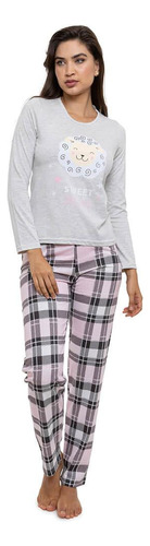 Pijama Longo 100% Algodão Doce Luar 5600 Sweet Dreams