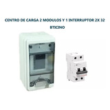 Kit Centro De Carga 2 Mod Y 1 Interruptor 2x32 Bticino