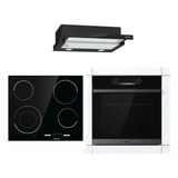 Combo Cocina Hisense Black Horno, Anafe Y Campana