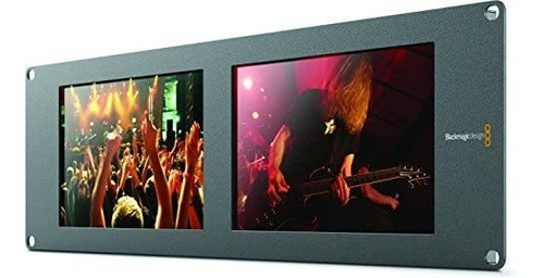 Monitor Blackmagic Smartview Duo 8  Lcd Montable -gris