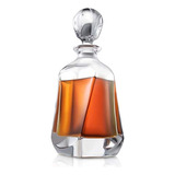 Decantador De Whisky Aurora - Decantador Moderno De Cristal 