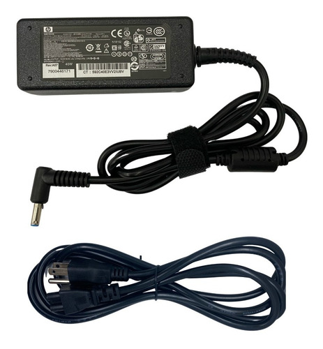 Cargador Laptop Hp 19.5v 2.31a 45w Punta Azul Mini Centrino 