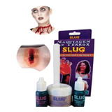 Kit Mágico Slug Maquiagem De Terror Halloween Zumbi Feridas