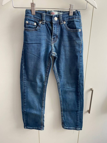 Calça Jeans Levis 511 Tam 6-7 Anos Slim