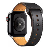 Pulseira Couro Para Apple Watch Serie 7 41mm E 45mm