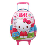 Mochila De Rodinhas 16 Hello Kitty Se Xeryus - 11950