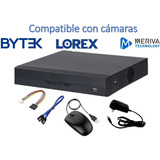 Dvr 4 Canales De 8 Megapixeles Compatible Con Cámaras Bytek