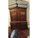 Antiguo Bargueño Mueble Vajillero Provenzal 