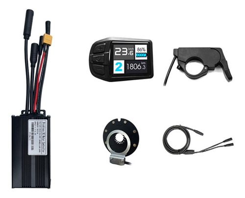 Kit De Controlador De Motor De Bicicleta Eléctrica Para Moto