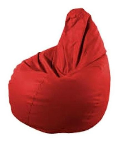 Sillón Puff Pera Mediano Confortable Rojo