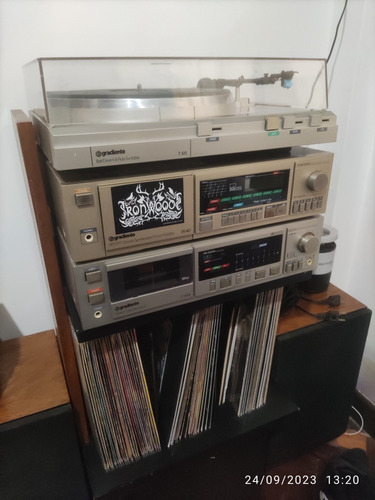 Som Completo Toca Disco, Fita E Rádio Gradiente Ds-40 Raro