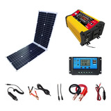 Inversor 300w Con 36w Energía Solar Kit De Sistema De