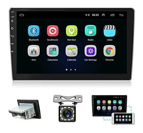 Estéreo Carro Romoody Gps 10.1  Fm Wifi Bluetooth -negro