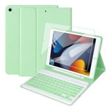 Funda Con Teclado Marca Nanhent / Para iPad 10.2  9th /