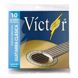 Juego Cuerdas De Acero Para Guitarra Marca Victor Modelo 10