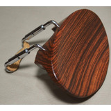 Flat Flesch 3/4-4/4 Violín Chinrest - Palisandro Con Soporte