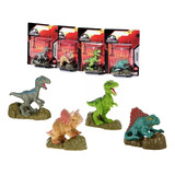 Jurassic World Dinosaurios (set De 4 Microfiguras) De Mattel