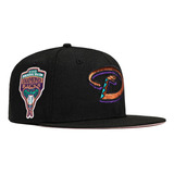 Gorra New Era Arizona Diamondbacks 59fifty Pink Uv Satin Neg