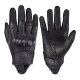 Guantes De Piel De Moto Vintage Para Hombre Y Mujer