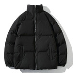 Abrigo Puffa Oversize Con Bolsillos