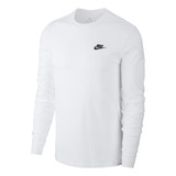 Polera Nike Sportswear Club Hombre Blanco