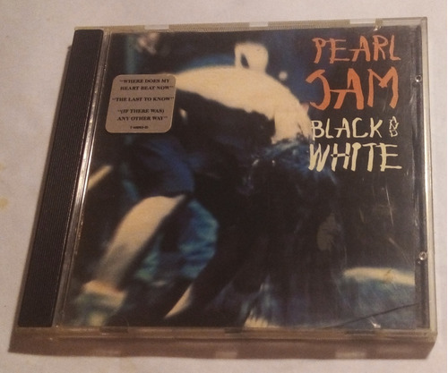 Pearl Jam Black And White 1992 Italia 