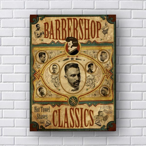 Placa Decorativa Barbearia - Barbeiro #12