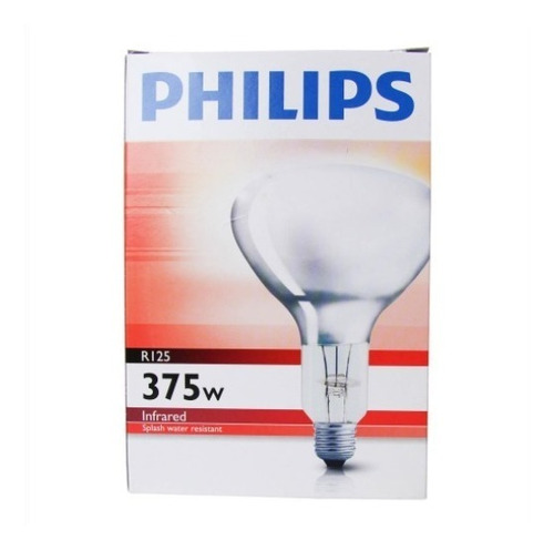 Kit 3 Lâmpada De Secagem Infravermelha 375w 220v Philips