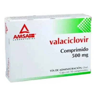 Valaciclovir 500mg Caja Con 10 Comprimidos | Envío gratis
