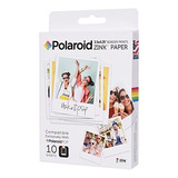Polaroid 3.5 X 4.25 Pulgadas Premium Zink Frontera De Impres