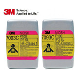 3m 7093c Par De Filtros P100 Niosh Con Carbon Activado Color Gris