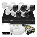 Kit Cftv 5 Câmeras Segurança Intelbras Residencial Hd 1tera
