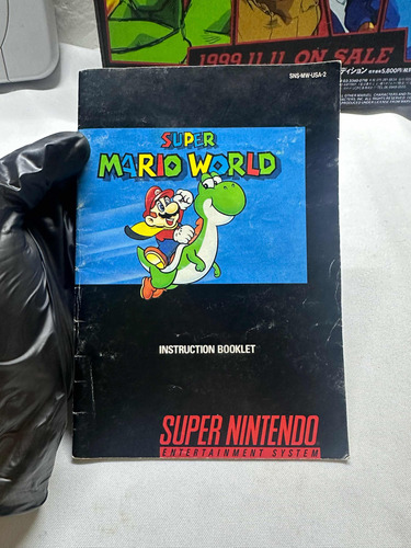 Manual Super Mario World Snes Auténtico