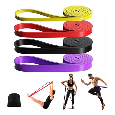 Bandas De Resistencia De Ejercicio Yoga Y Fitness  Kit 4 Pcs | MercadoLibre