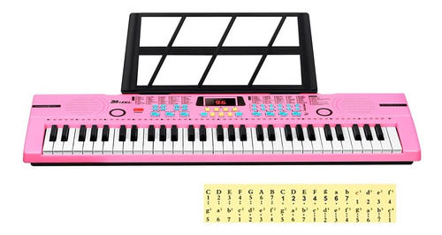 Teclado Órgano Rosa Music 61 Tec 100 Tone 100 Ritm  Bd 612