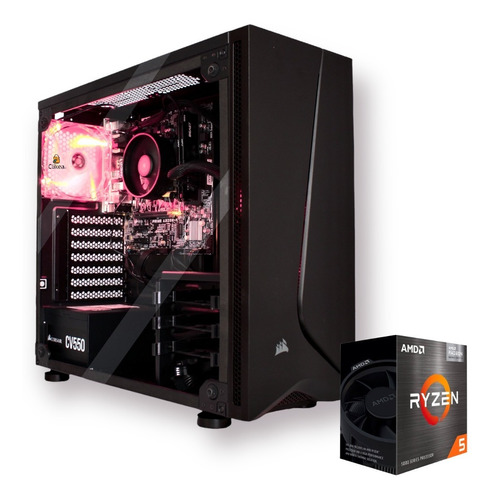 Pc Gamer Rgb Ryzen 5600g Ram 16gb Ddr4 Ssd 1tb Fuente 80+