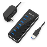 Rshtech Usb 3.0 Hub Expansor De Concentrador Usb Alimentado