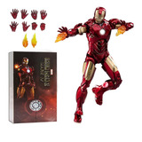 Iron-man Mark 4 Marvel C/ Luz Led Figura Coleccionable