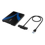 Adaptador De Disco Duro Msata A Sata Iii + Cable Usb A Ssd