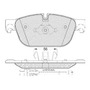 Pastilla De Freno Citroen C5 Ii Break 2.2-2.7-3.0 V6-hdi 08/ Citroen C5