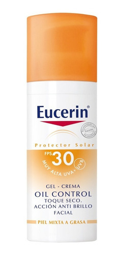 Eucerin Protector Solar Gel Crema Oil Control Toque Seco +30