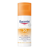 Eucerin Protector Solar Gel Crema Oil Control Toque Seco +30
