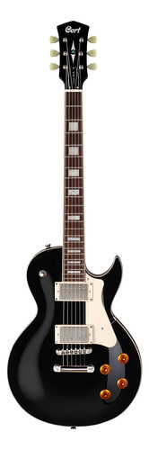 Cort Cr200 Guitarra Electrica Les Paul Negra